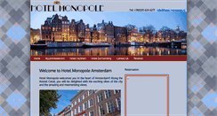 Desktop Screenshot of hotel-monopole.nl