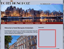 Tablet Screenshot of hotel-monopole.nl